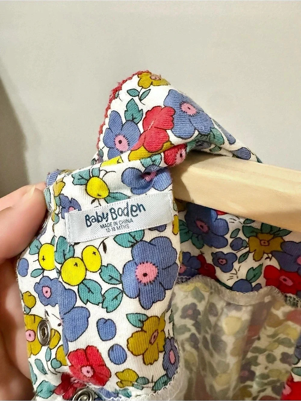 Baby Boden Girls Floral Cotton Dress 12-18 Months